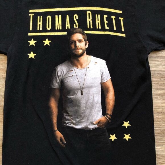 *** UNIQUE*** THOMAS RHETT Opening Act Band Shirt sz XS - Picture 3 of 6